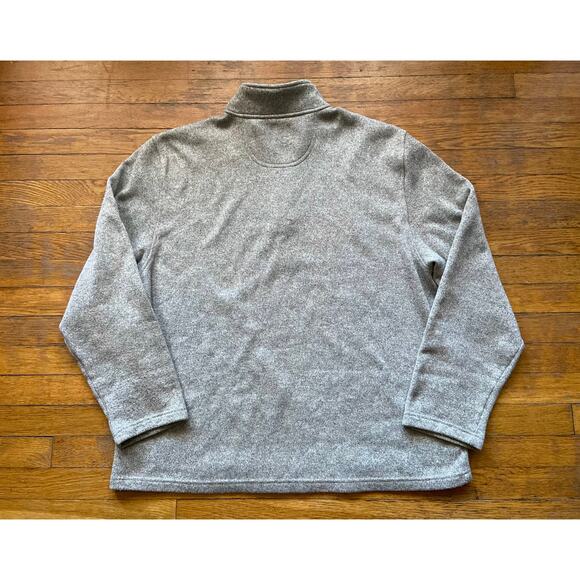 IZOD Gray 1/4 Zip Sweater Mens sz 3XL - Picture 5 of 9
